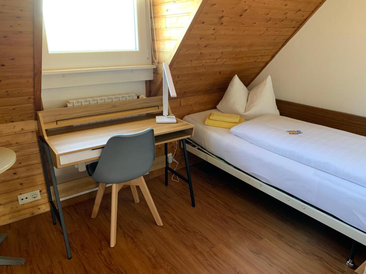 Gaestehaus An Der Rheinbruecke Altlussheim Eksteriør bilde